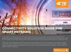 CONNECTIVITY SOLUTION GUIDE FOR SMART METERING